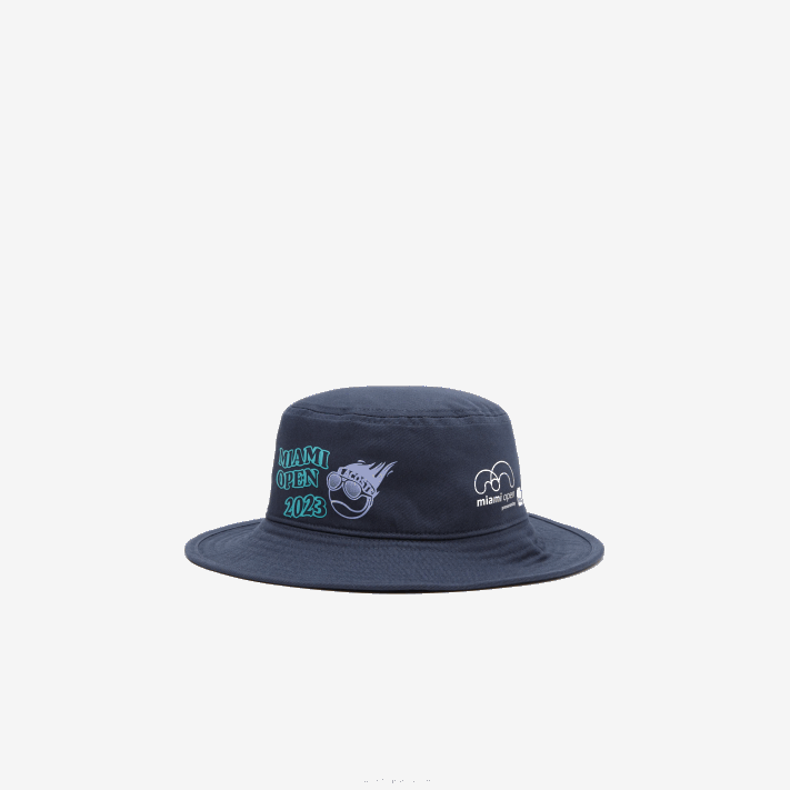Lacoste chapéu sport miami open edition homens kxe azul 88BL2172 - Image 2