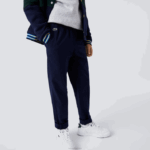 Lacoste chino de gabardine de algodão elástico Rapazes azul marinho 166 88BL3269 - Image 2
