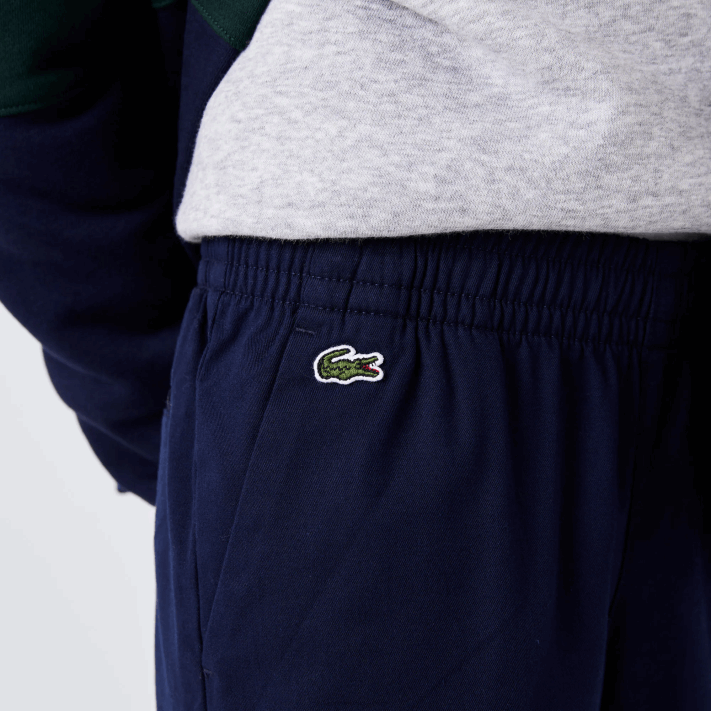 Lacoste chino de gabardine de algodão elástico Rapazes azul marinho 166 88BL3269 - Image 4