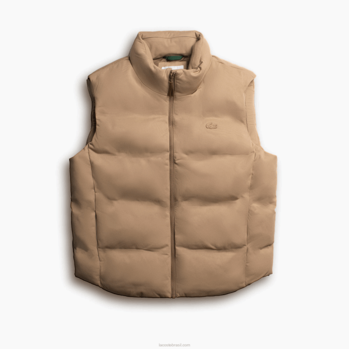 lacoste_colete_de_capuz_dobravel_homens_bege_02s_88bl1260.png Lacoste colete de capuz dobrável homens bege 02s 88BL1260 - Image 1