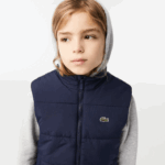 Lacoste colete repelente de água crianças azul marinho 166 88BL3213 - Image 2