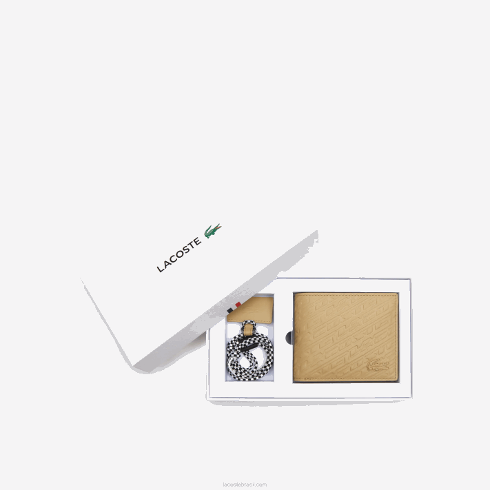 Lacoste conjunto de cordão para carteira e smartphone homens brindille l37 88BL1984 - Image 4