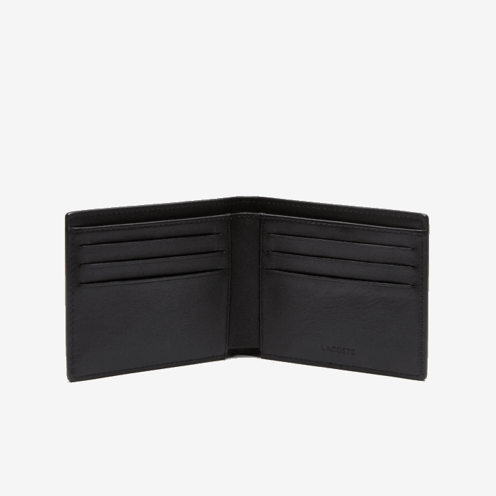 Lacoste conjunto de presente de chaveiro de carteira e logotipo homens preto 000 88BL1986 - Image 2