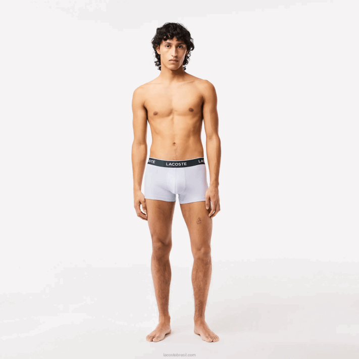 lacoste_cueca_boxer_casual_com_3_pacotes_homens_roxo_azul_marinho_cinza_chine_ggj_88bl482.png Lacoste cueca boxer casual com 3 pacotes homens roxo azul marinho cinza chine ggj 88BL482 - Image 1