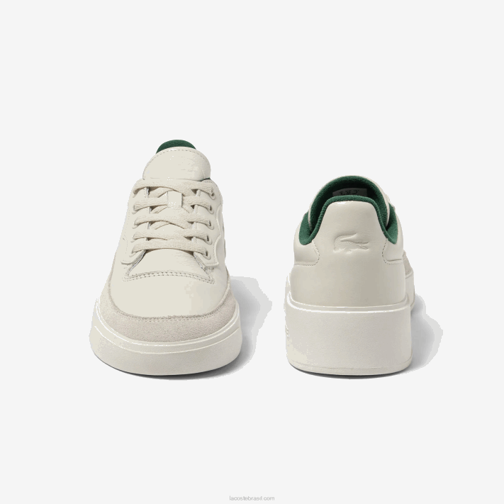 Lacoste g80 tênis club couro tonal homens off white 18c 88BL1739 - Image 5