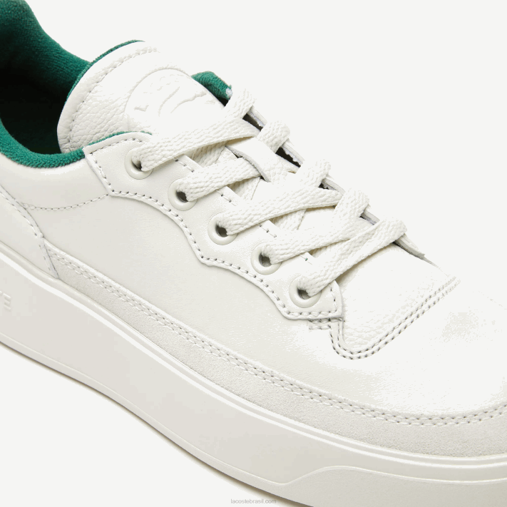 Lacoste g80 tênis club couro tonal mulheres off white 18c 88BL2684 - Image 6