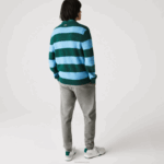 Lacoste galhardetes l badge calças de treino de lã homens lombo cinza 1vq 88BL1169 - Image 3