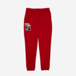 Lacoste galhardetes l badge calças de treino de lã homens vermelho 5sx 88BL1170 - Image 4
