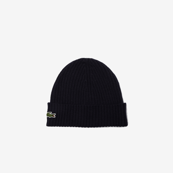 lacoste_gorro_de_la_com_nervuras_homens_azul_marinho_166_88bl2228.png Lacoste gorro de lã com nervuras homens azul marinho 166 88BL2228 - Image 1