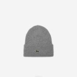 Lacoste gorro de lã homens ano chine cinza 88BL2294