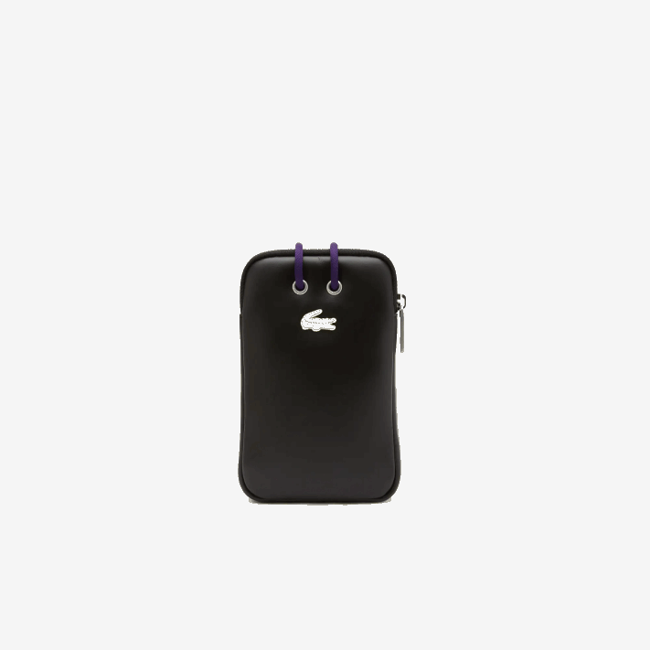 Lacoste imprimir suporte de telefone homens noir blanc samui k94 88BL2129 - Image 3