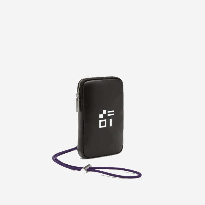 Lacoste imprimir suporte de telefone homens noir blanc samui k94 88BL2129 - Image 4