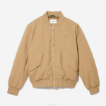 Lacoste jaqueta bomber acolchoada isolada homens bege 02s 88BL1243 - Image 5