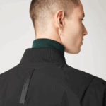 Lacoste jaqueta bomber acolchoada isolada homens preto 031 88BL1242 - Image 7