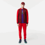 Lacoste jaqueta de golfe térmica esportiva homens vermelho bordeaux 6hj 88BL1076 - Image 2