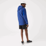 Lacoste jaqueta de zíper de náilon embalável esportiva homens mq preto azul 88BL1306 - Image 3