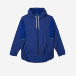 Lacoste jaqueta de zíper de náilon embalável esportiva homens mq preto azul 88BL1306 - Image 5