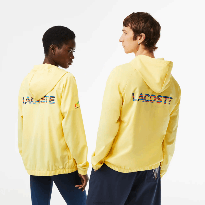 Lacoste jaqueta esporte miami edição aberta homens amarelo 107 88BL397 - Image 3