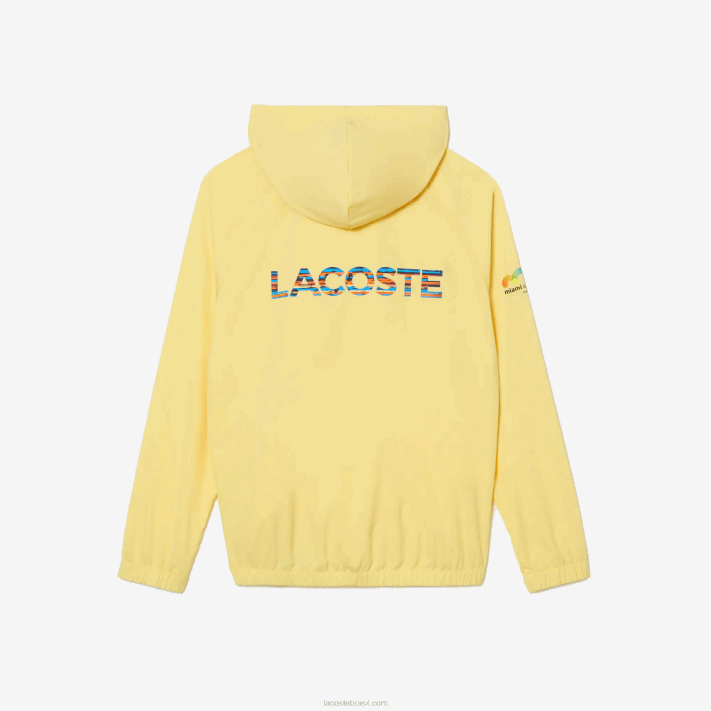 Lacoste jaqueta esporte miami edição aberta homens amarelo 107 88BL397 - Image 5