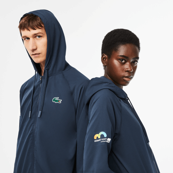 Lacoste jaqueta esporte miami edição aberta homens kxe azul 88BL395 - Image 2