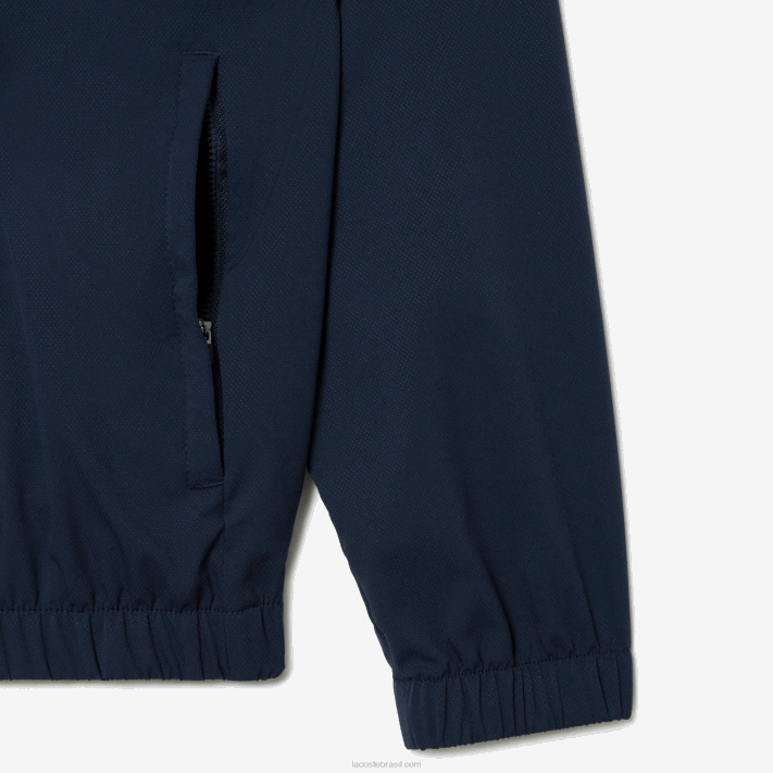 Lacoste jaqueta esporte miami edição aberta homens kxe azul 88BL395 - Image 6