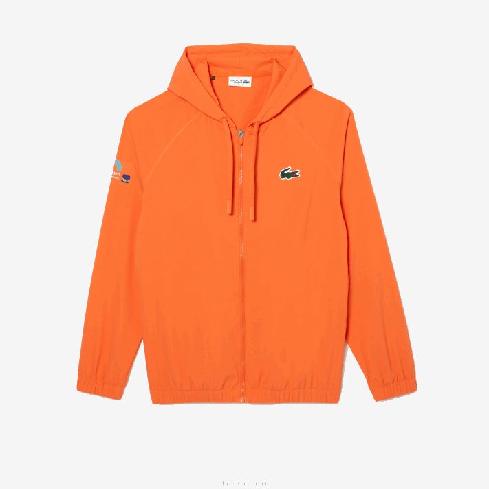Lacoste jaqueta esporte miami edição aberta homens laranja 5qp 88BL398 - Image 4