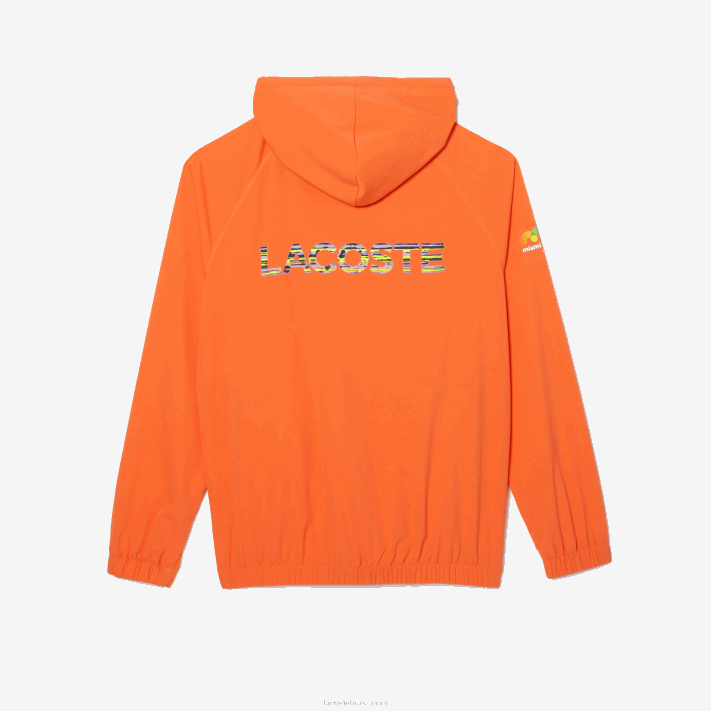 Lacoste jaqueta esporte miami edição aberta homens laranja 5qp 88BL398 - Image 5