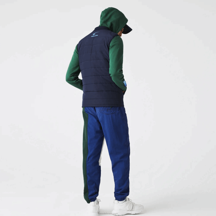 Lacoste jaqueta esporte x theo curin homens azul marinho f65 88BL1279 - Image 3