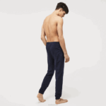 Lacoste joggers de lã de algodão homens azul marinho 423 88BL1477 - Image 2
