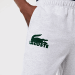 Lacoste joggers de lã de algodão homens lombo cinza verde y9k 88BL1475 - Image 2