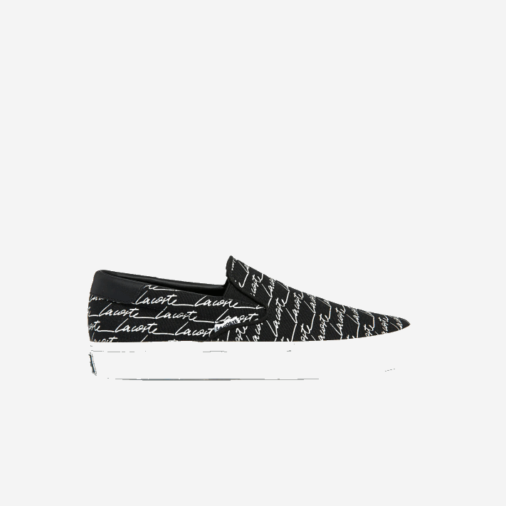 lacoste_jump_serve_lona_e_deslizamento_sintetico_homens_preto_e_branco_312_88bl1828.png Lacoste jump serve lona e deslizamento sintético homens preto e branco 312 88BL1828 - Image 1