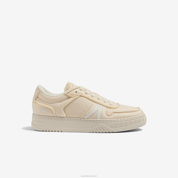 lacoste_l001_sapatilhas_texteis_trabalhadas_homens_off_white_18c_88bl1746.png Lacoste l001 sapatilhas têxteis trabalhadas homens off white 18c 88BL1746 - Image 1
