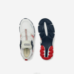 Lacoste l003 sapatilhas têxteis homens branco/marinho e vermelho 407 88BL1799 - Image 3