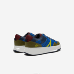 Lacoste l005 tênis de couro homens azul marinho cáqui ah9 88BL1825 - Image 3
