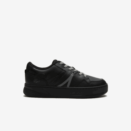 Lacoste l005 tênis de couro homens preto 02h 88BL1824