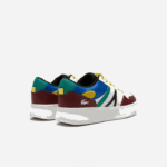 Lacoste l005 tênis de couro homens vinho branco 2h2 88BL1822 - Image 3