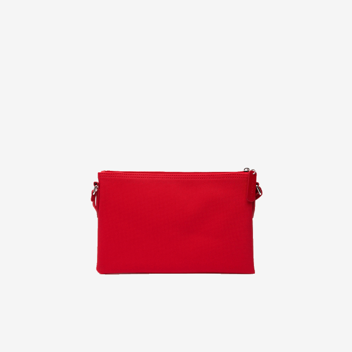 Lacoste l.12.12 conceito bolsa plana cruzada mulheres alto risco vermelho 883 88BL2771 - Image 2