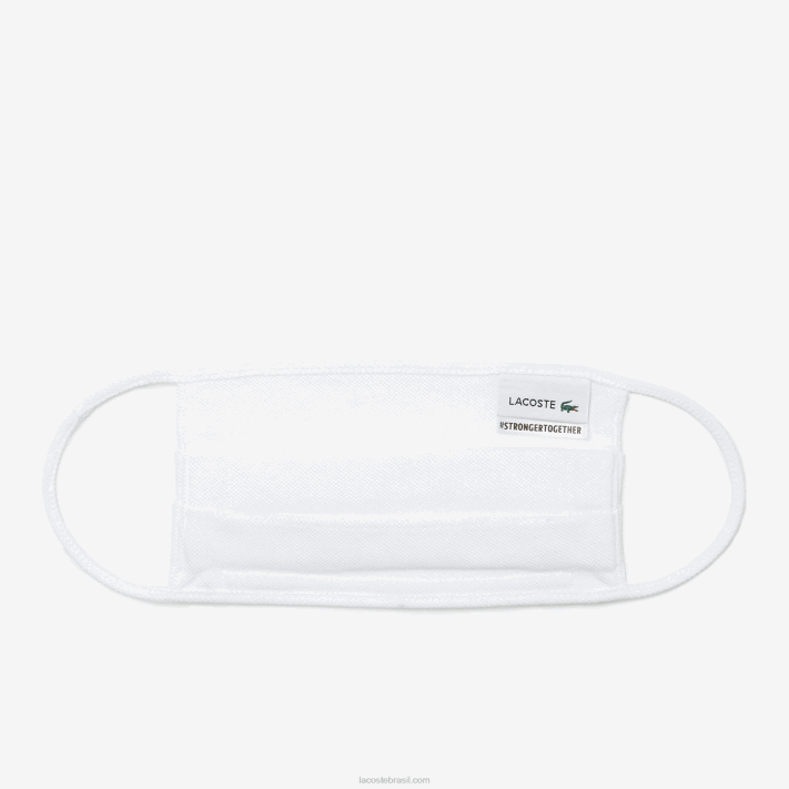 Lacoste l.12.12 máscaras faciais pacote com 3 homens branco 001 88BL2263 - Image 3