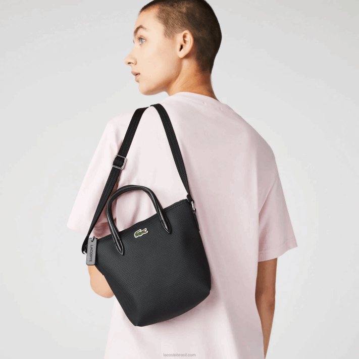 lacoste_l_12_12_mini_bolsa_tote_com_ziper_em_lona_revestida_em_petit_pique_mulheres_preto_000_88bl2820.png Lacoste l.12.12 mini bolsa tote com zíper em lona revestida em petit pique mulheres preto 000 88BL2820 - Image 1
