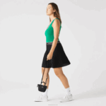 Lacoste l.12.12 sacola de compras com alça removível mulheres preto 000 88BL2886 - Image 2