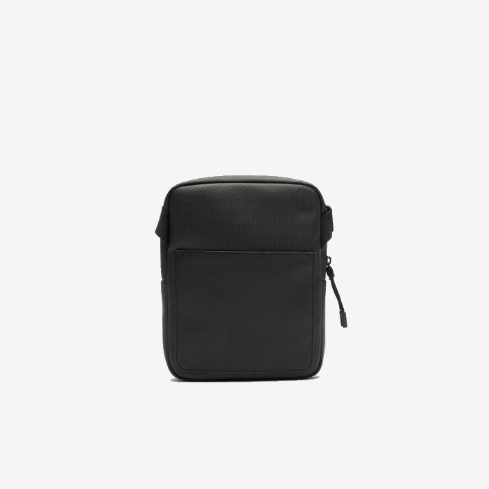 Lacoste lcst bolsa cruzada petit pique com zíper médio homens preto 000 88BL2013 - Image 4