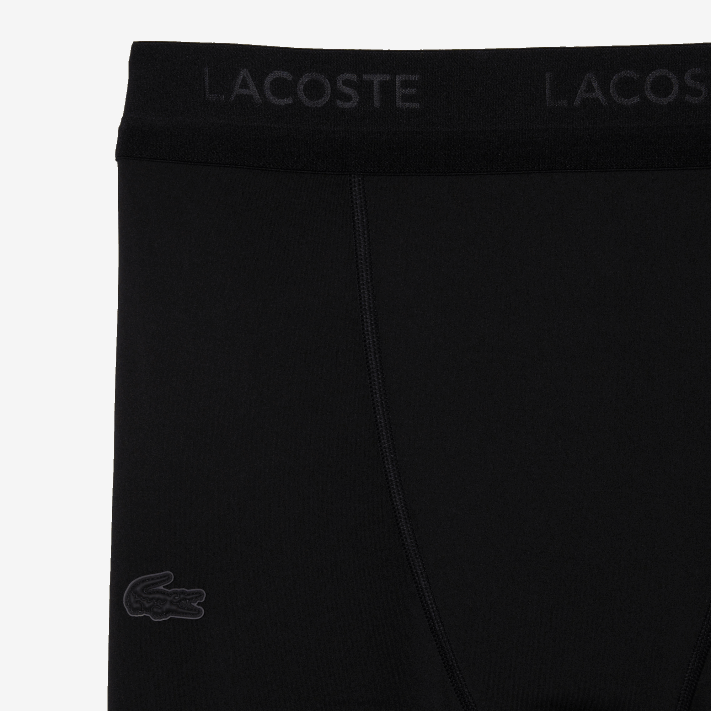 Lacoste leggings esportivas de poliéster reciclado homens preto 031 88BL509 - Image 5