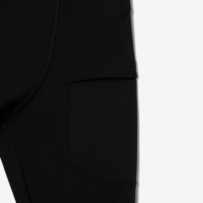 Lacoste leggings esportivas de poliéster reciclado homens preto 031 88BL509 - Image 6