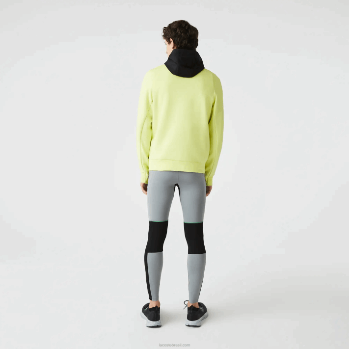 Lacoste leggings esportivas homens chine cinza preto branco s1y 88BL1139 - Image 3