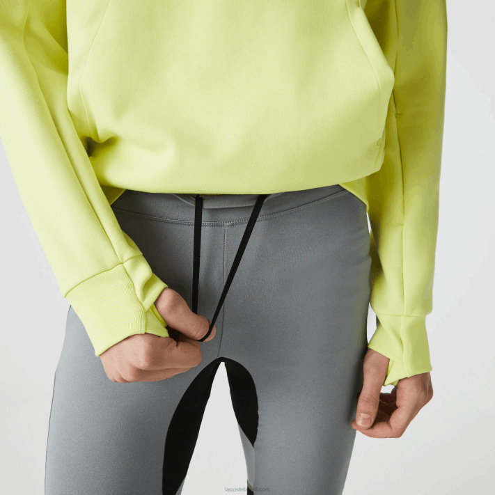 Lacoste leggings esportivas homens chine cinza preto branco s1y 88BL1139 - Image 10