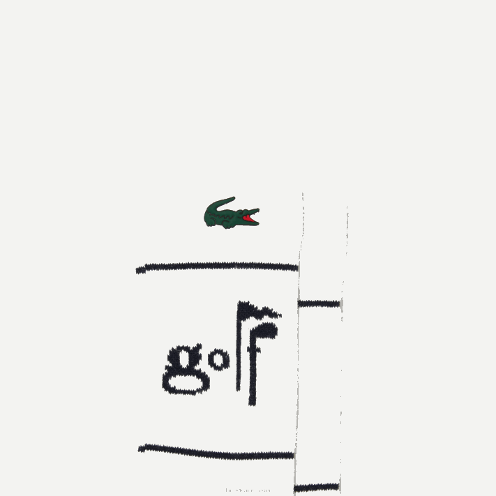 Lacoste meias de letras de golfe homens branco azul marinho ev0 88BL521 - Image 2