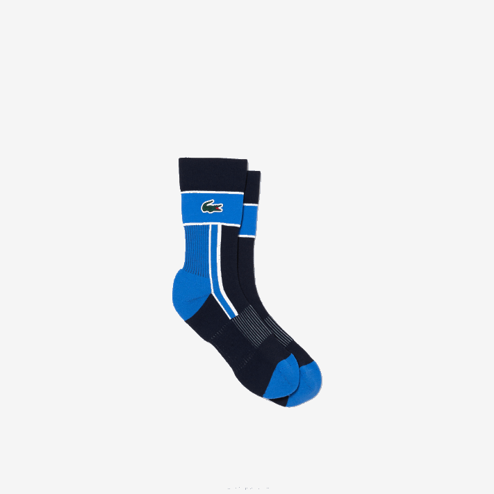 lacoste_meias_esportivas_homens_bqx_branco_azul_88bl516.png Lacoste meias esportivas homens bqx branco azul 88BL516 - Image 1