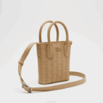 Lacoste mini bolsa com estampa de monograma mulheres viennois bege l01 88BL2790 - Image 3