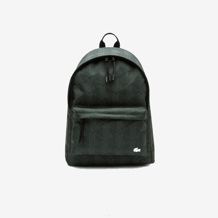 Lacoste mochila com estampa monograma refletiva homens monograma sinopla l22 88BL2072 - Image 3