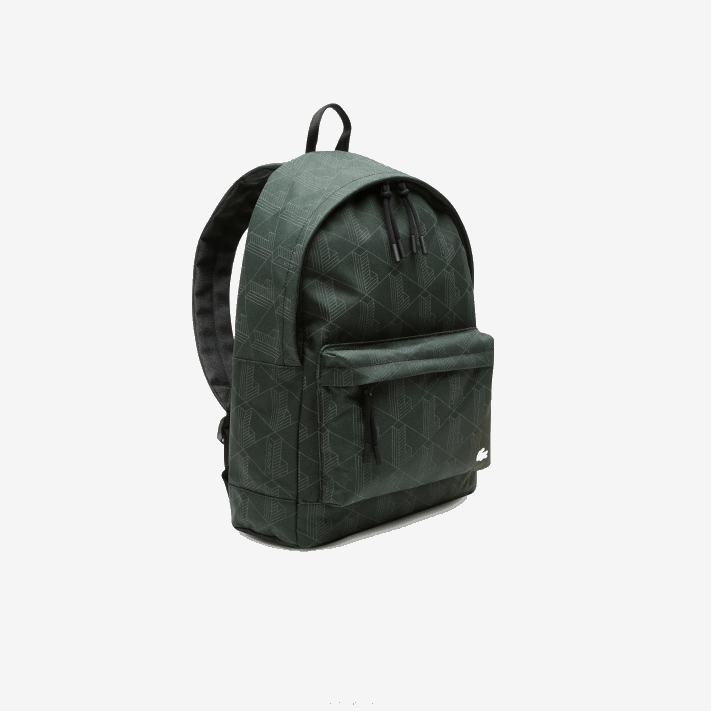 Lacoste mochila com estampa monograma refletiva homens monograma sinopla l22 88BL2072 - Image 5
